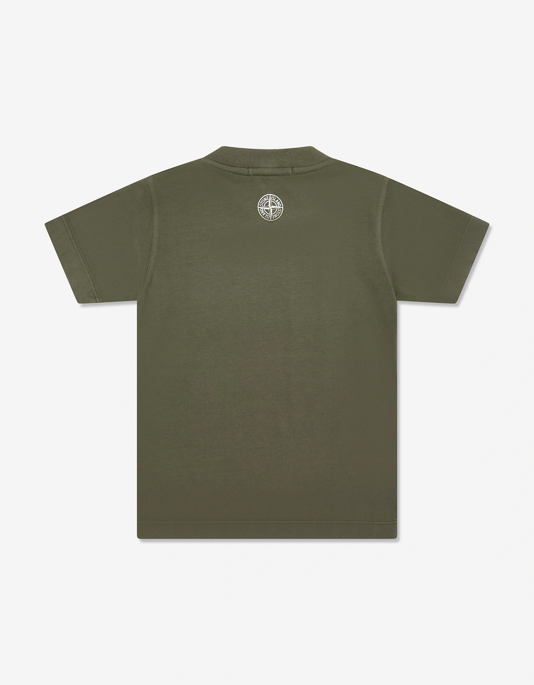 Boys Cotton Jersey T-Shirt in Green