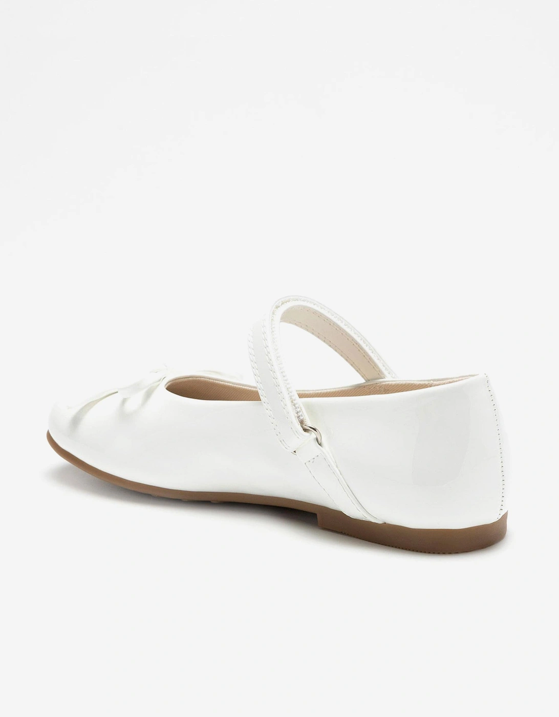 Girls Erica Ballerina Shoes in White