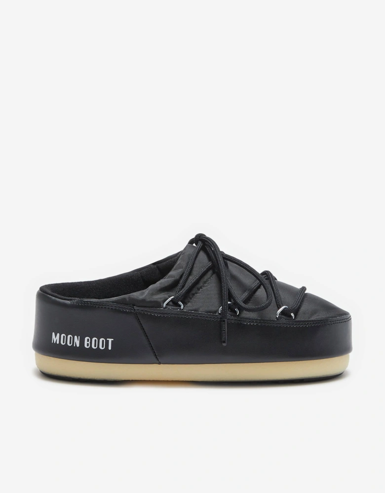 Moon Boot Kids EVX Nylon Mules in Black