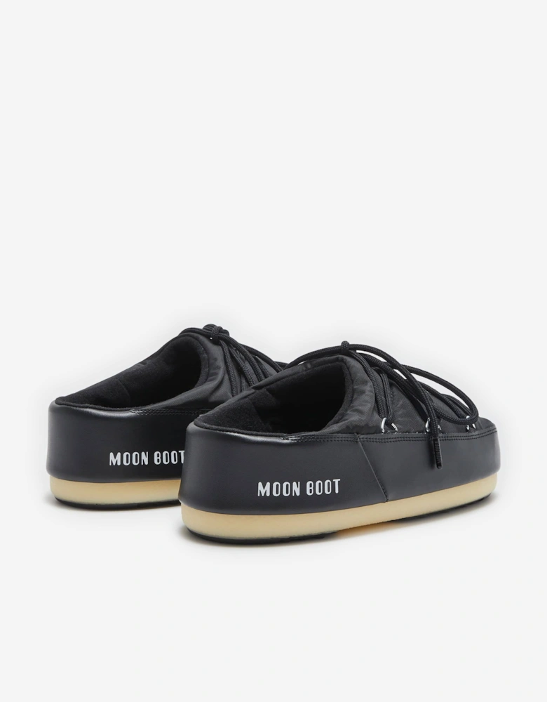 Moon Boot Kids EVX Nylon Mules in Black