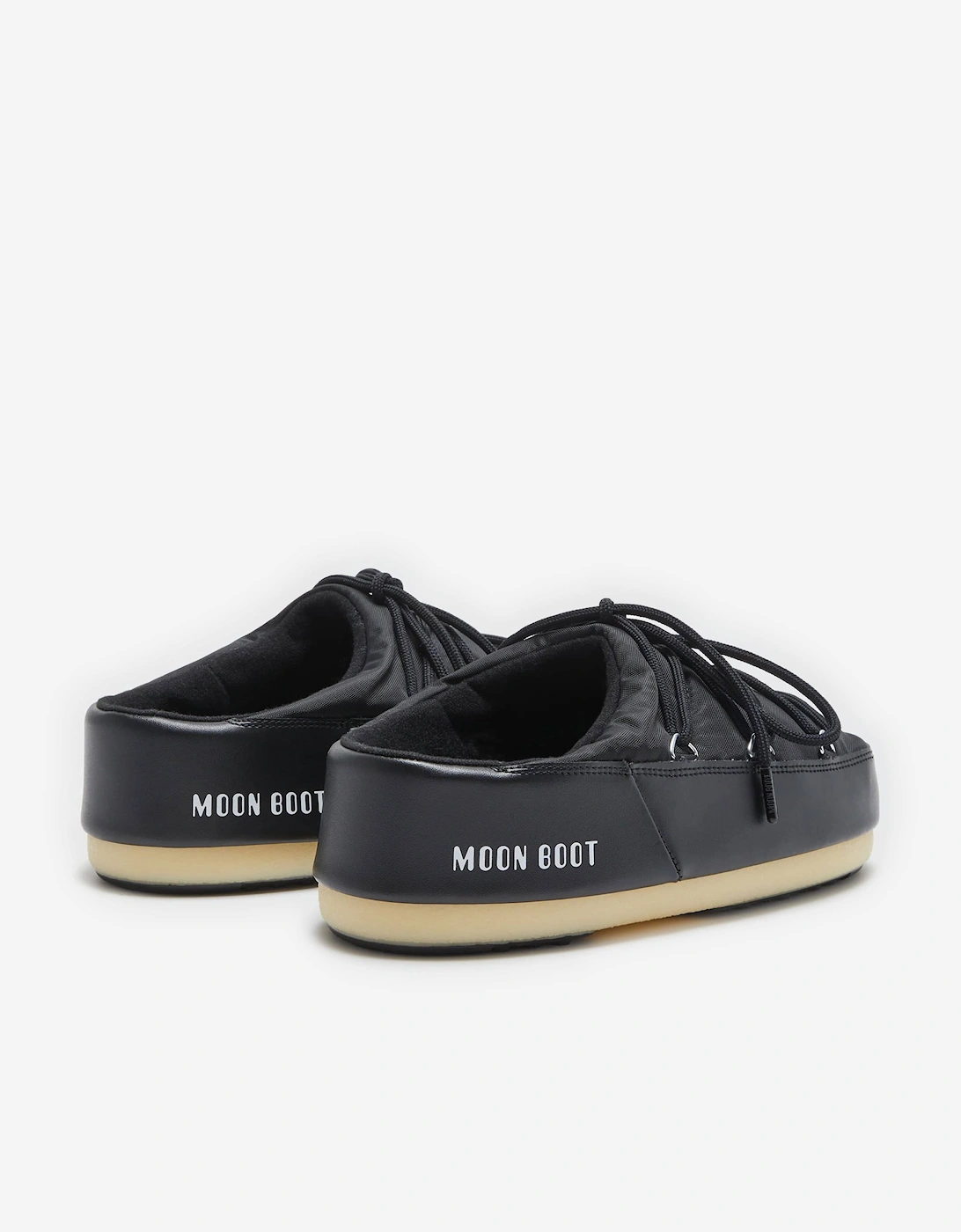 Moon Boot Kids EVX Nylon Mules in Black