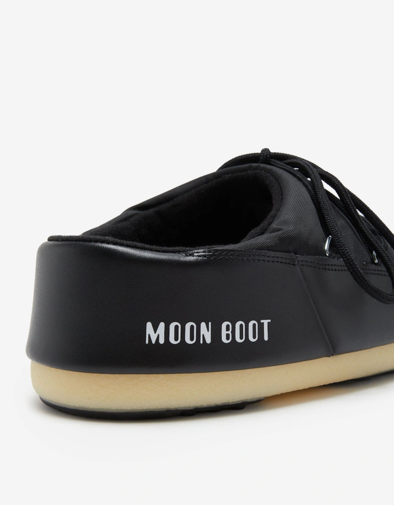 Moon Boot Kids EVX Nylon Mules in Black