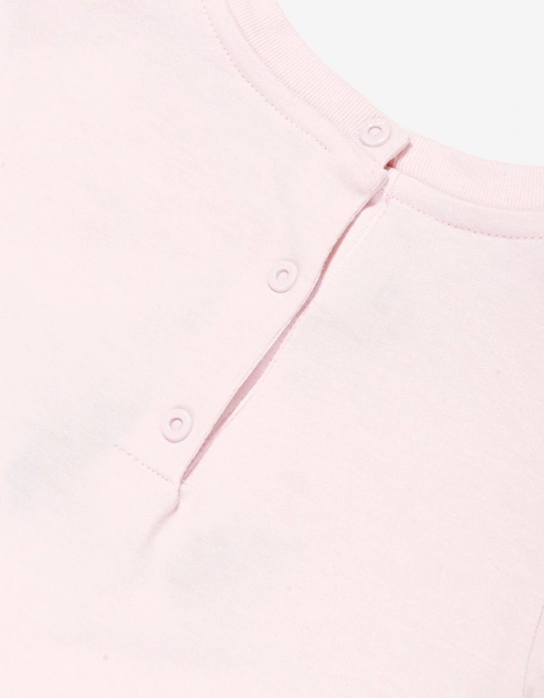 Baby Girls Bear T-Shirt in Pink