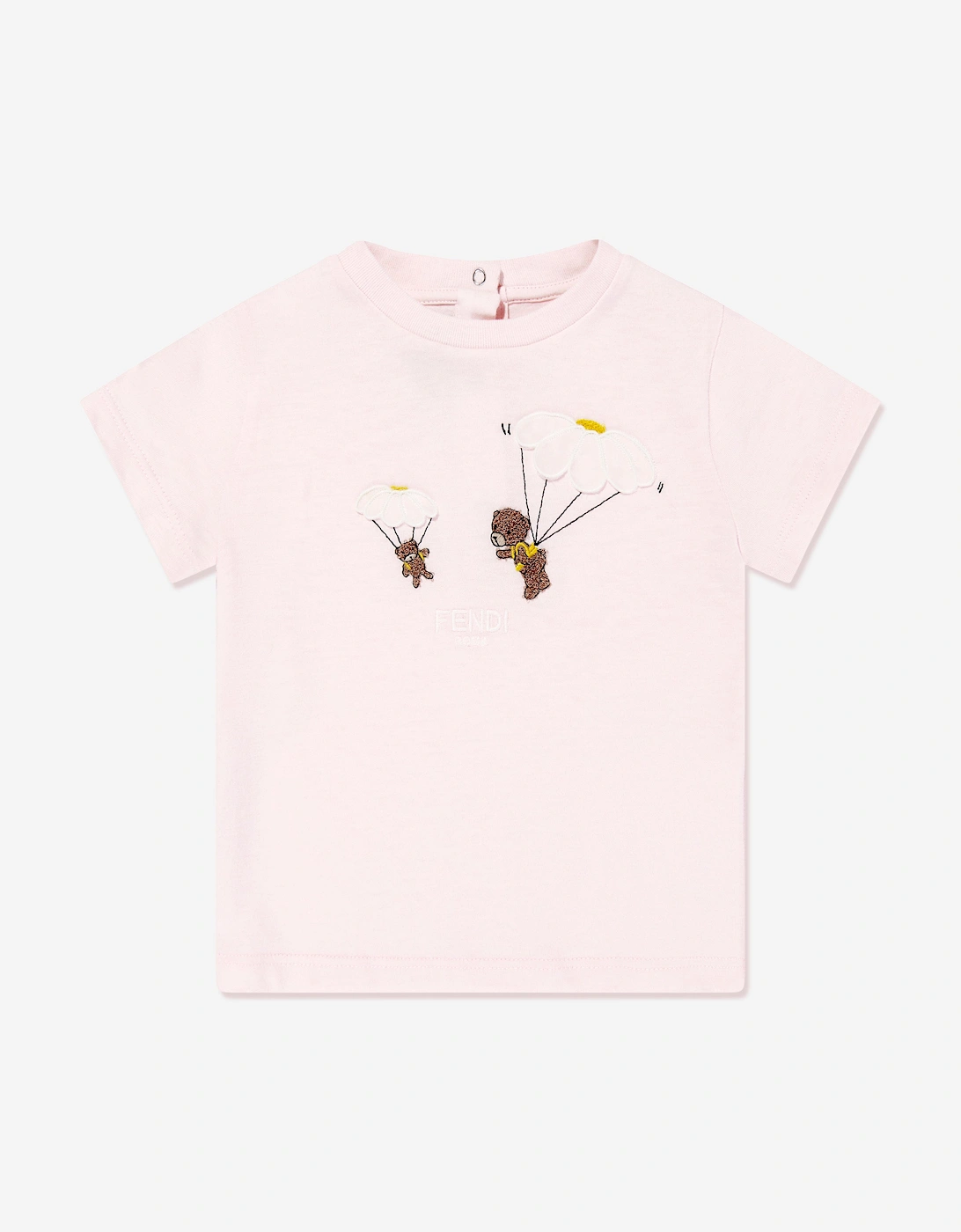Baby Girls Bear T-Shirt in Pink, 5 of 4