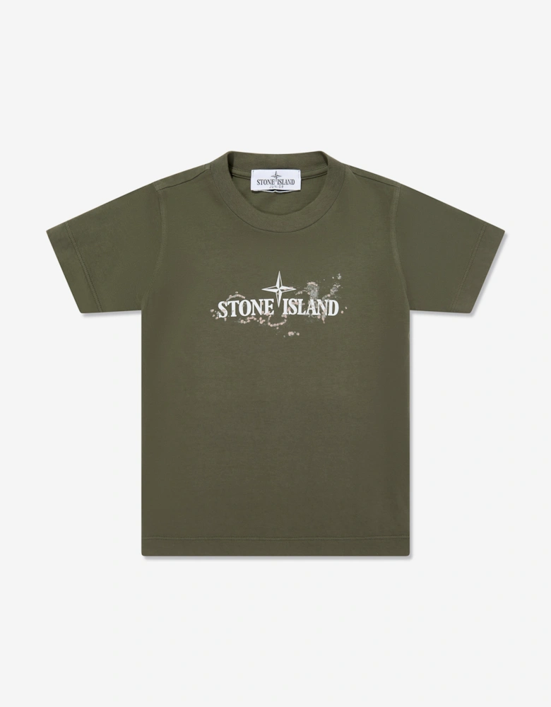 Boys Cotton Jersey T-Shirt in Green
