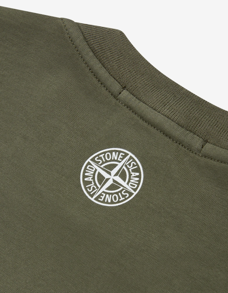 Boys Cotton Jersey T-Shirt in Green