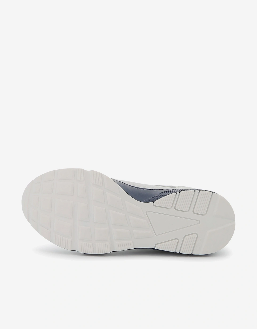 BOSS Boys Lace Up Logo Trainers in White