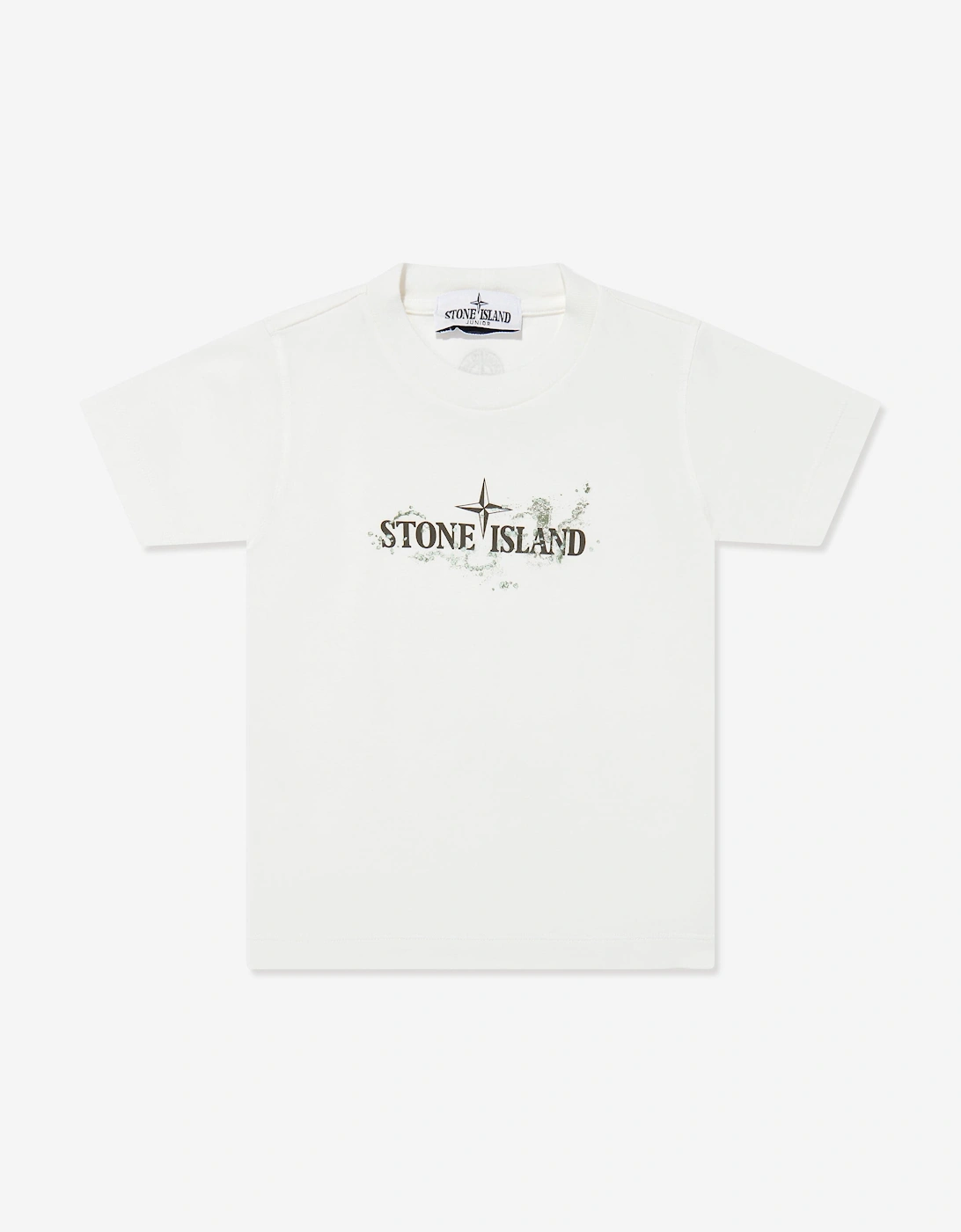 Boys Cotton Jersey T-Shirt in Ivory, 5 of 4
