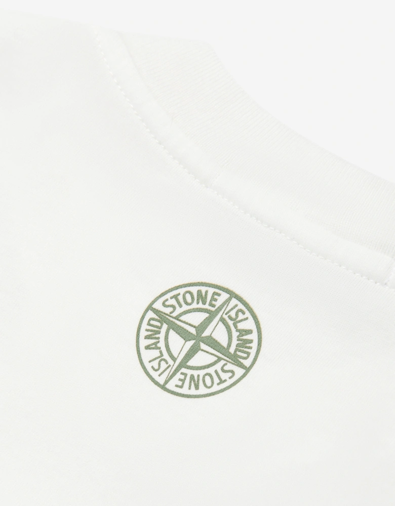 Boys Cotton Jersey T-Shirt in Ivory