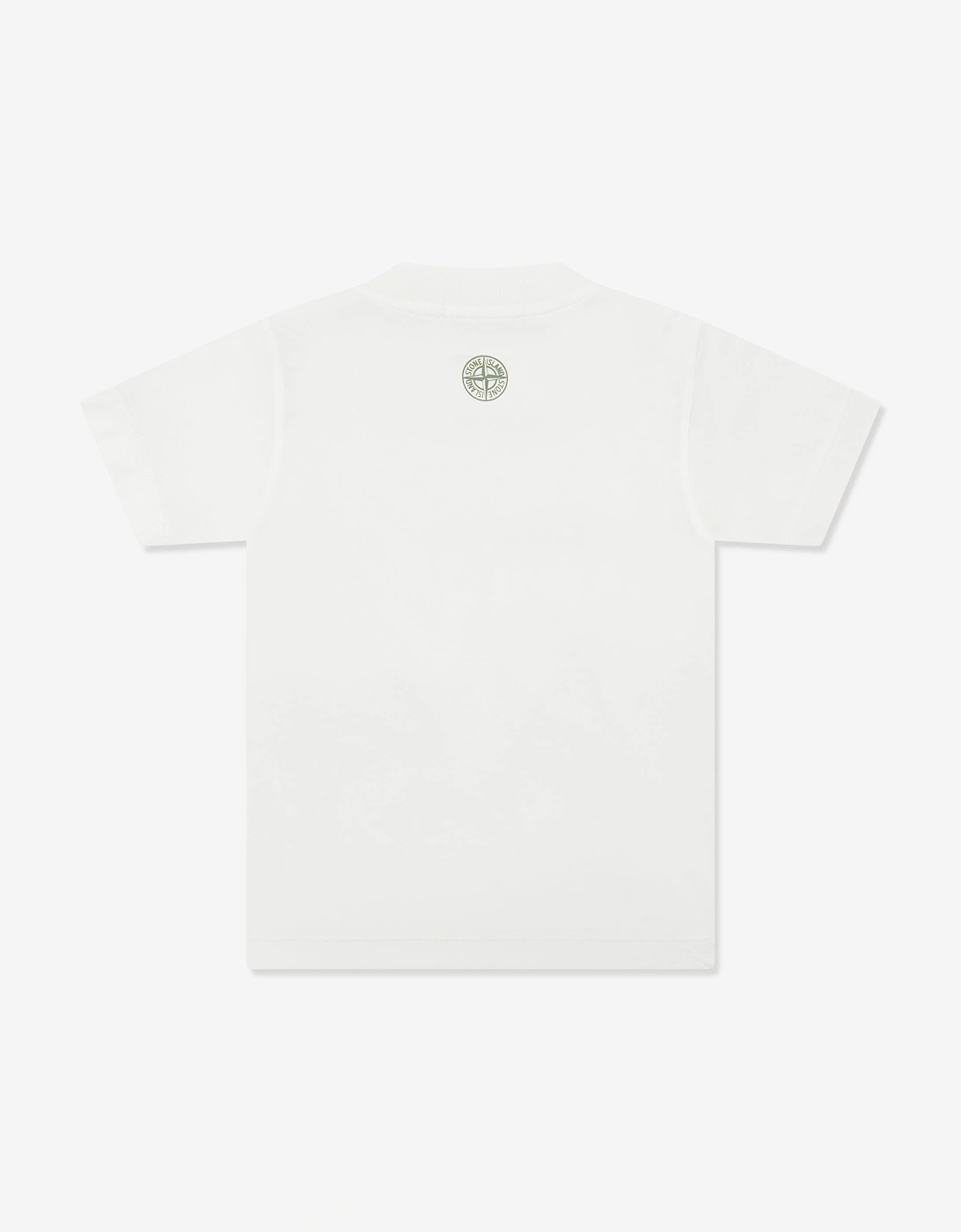 Boys Cotton Jersey T-Shirt in Ivory