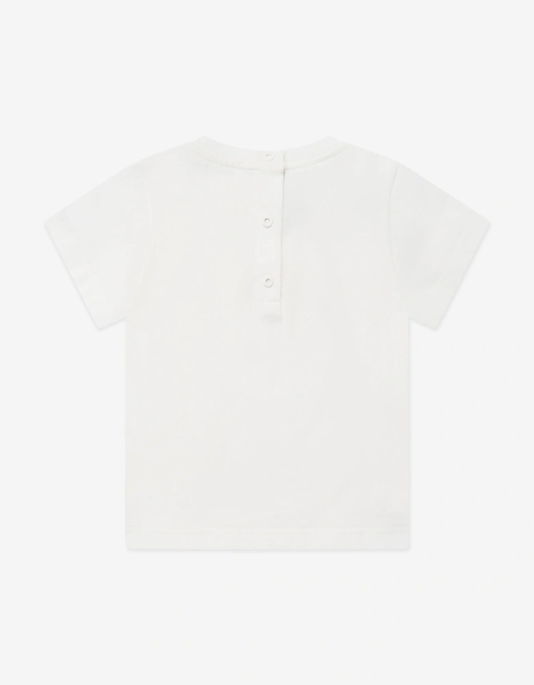 Baby Girls Logo T-Shirt in White