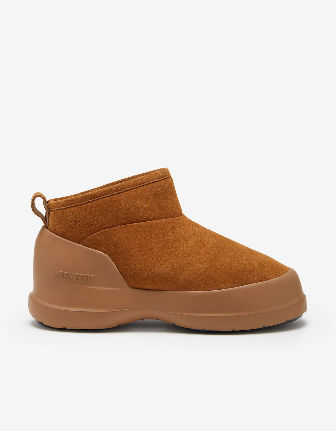 Moon Boot Boys Luna Suede Low Boots in Brown, 5 of 4