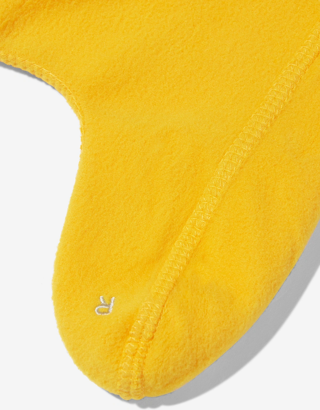 Kids Recycled Fleece Boot Socks in Yellow