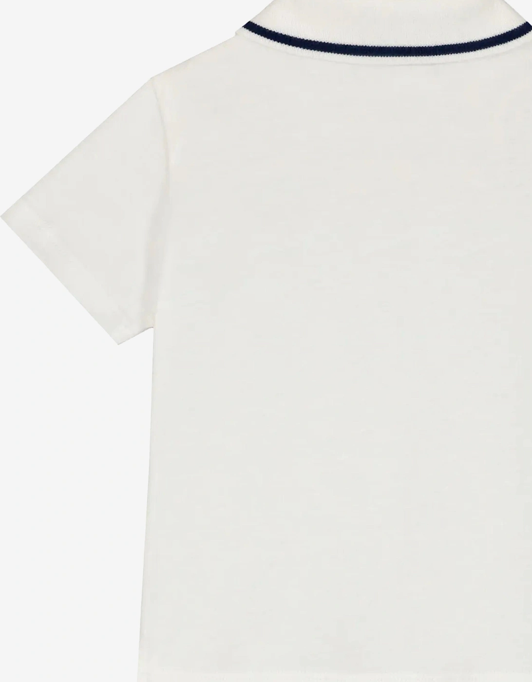 Baby Boys Logo Polo Shirt in White