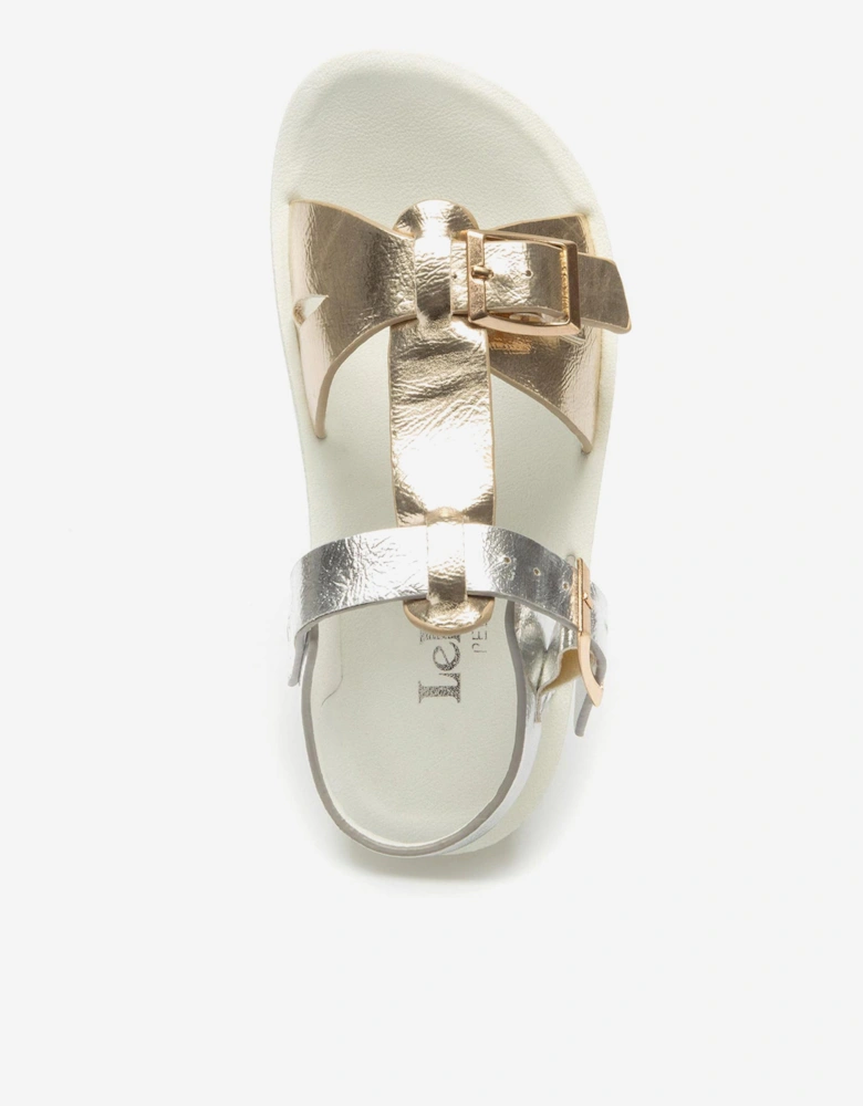 Girls Agata Sandals in Gold
