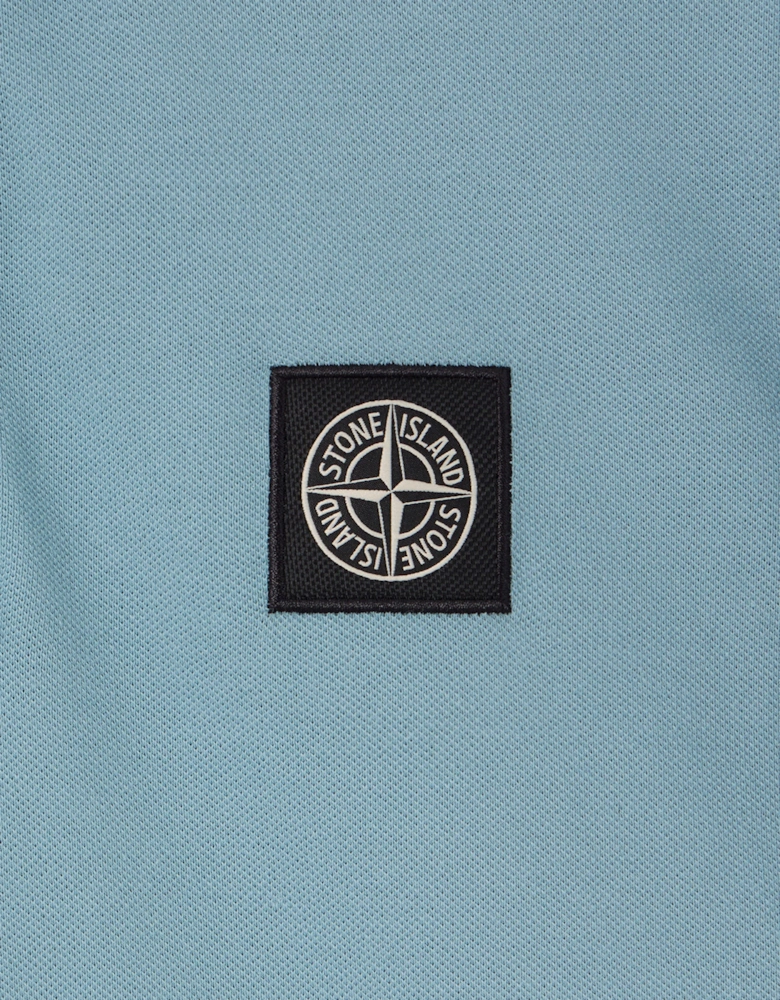 Boys Compass Logo Polo Shirt in Blue