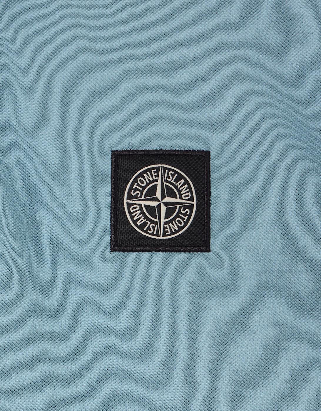 Boys Compass Logo Polo Shirt in Blue