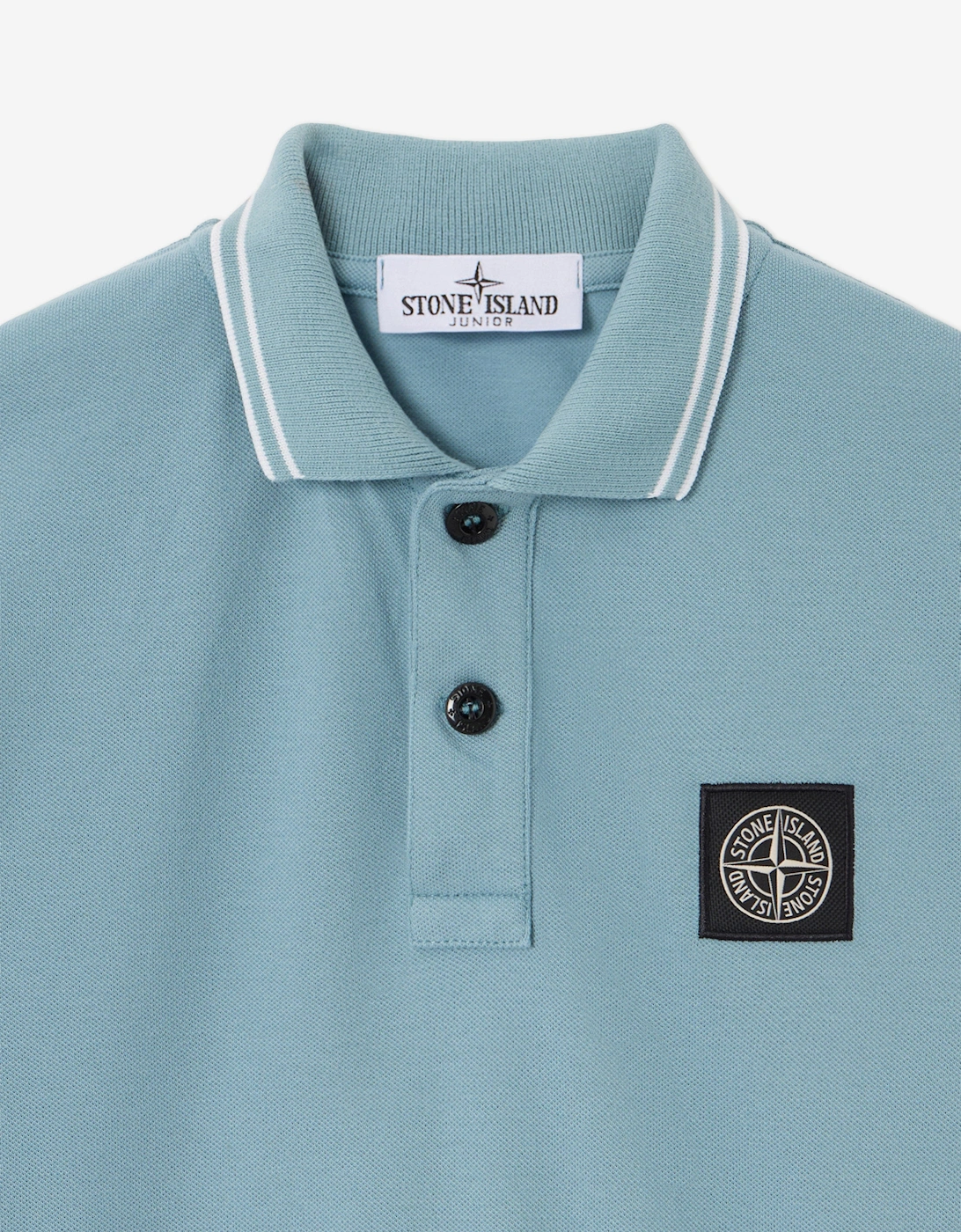 Boys Compass Logo Polo Shirt in Blue