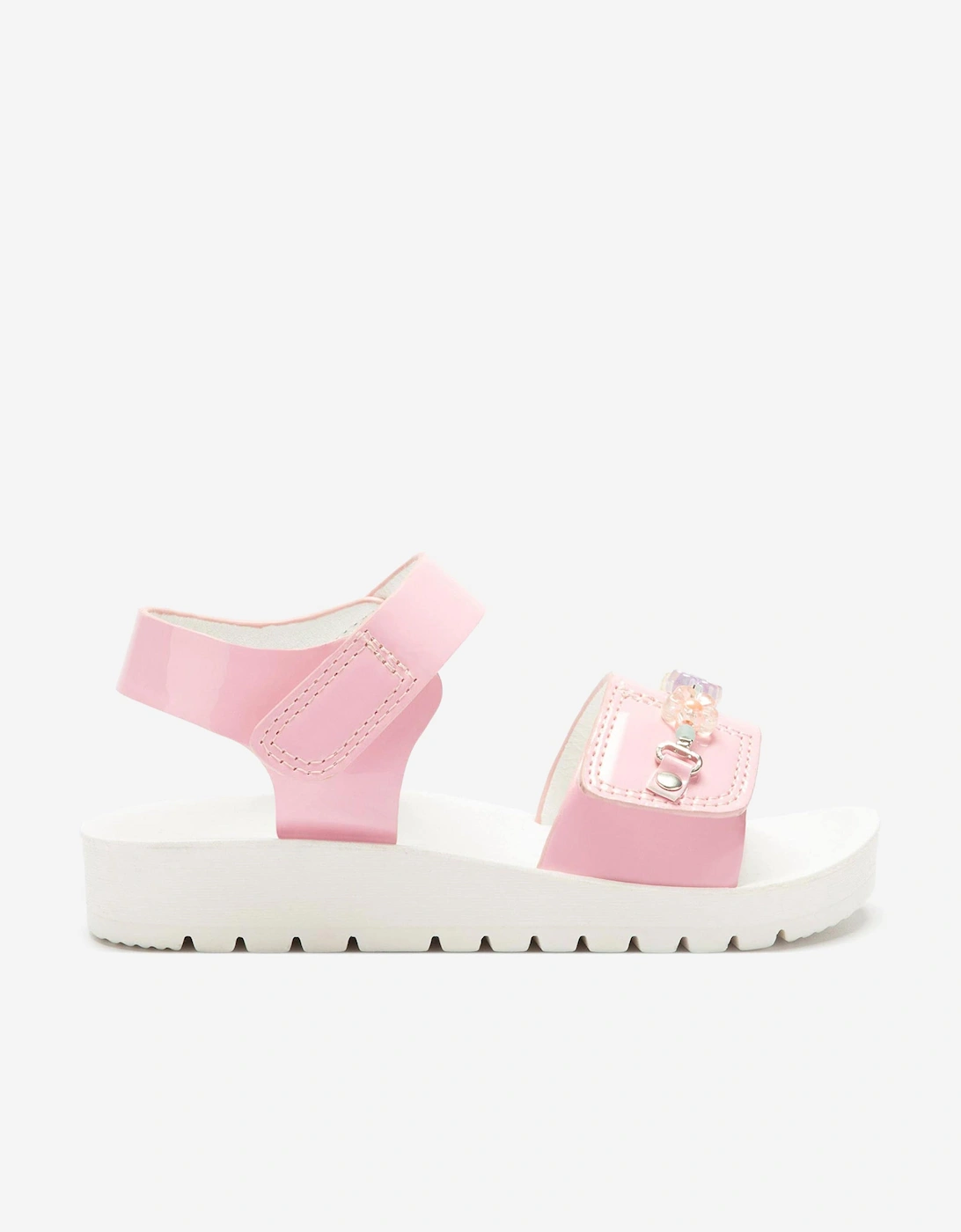 Girls Marianna Sandals in Pink, 5 of 4