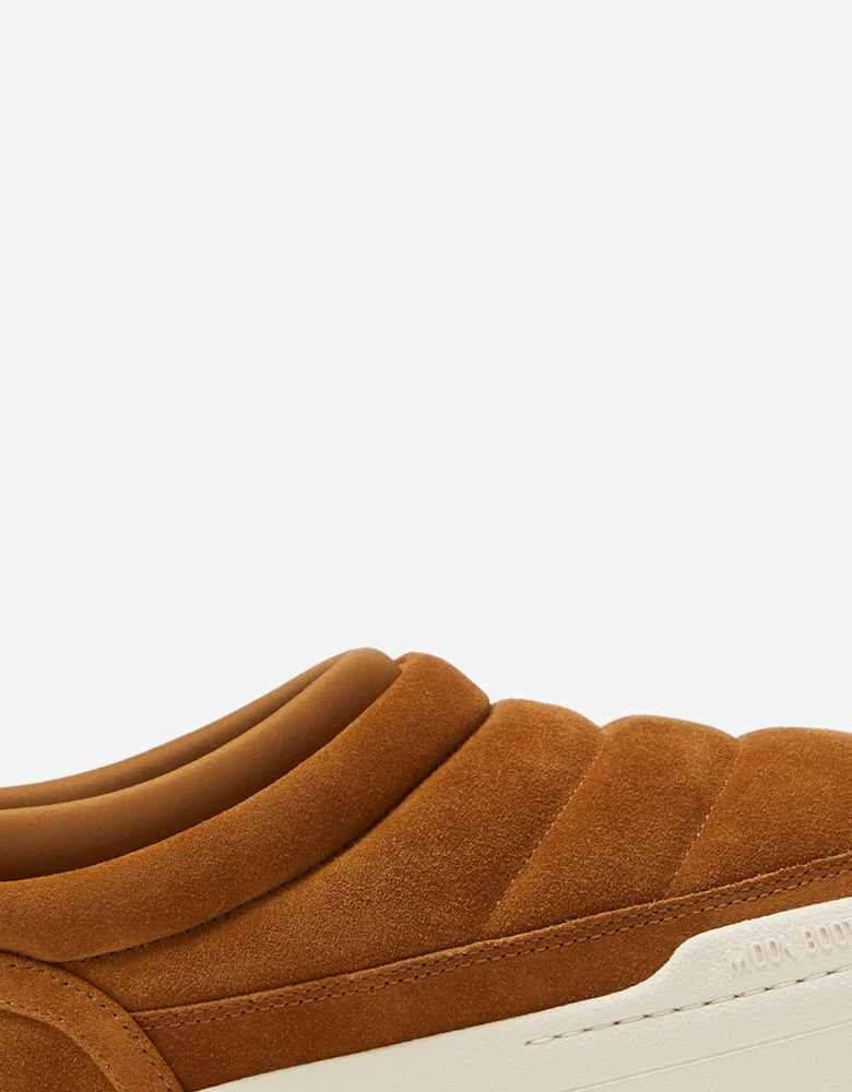 Moon Boot Kids Park Soft Suede Shoes in Brown