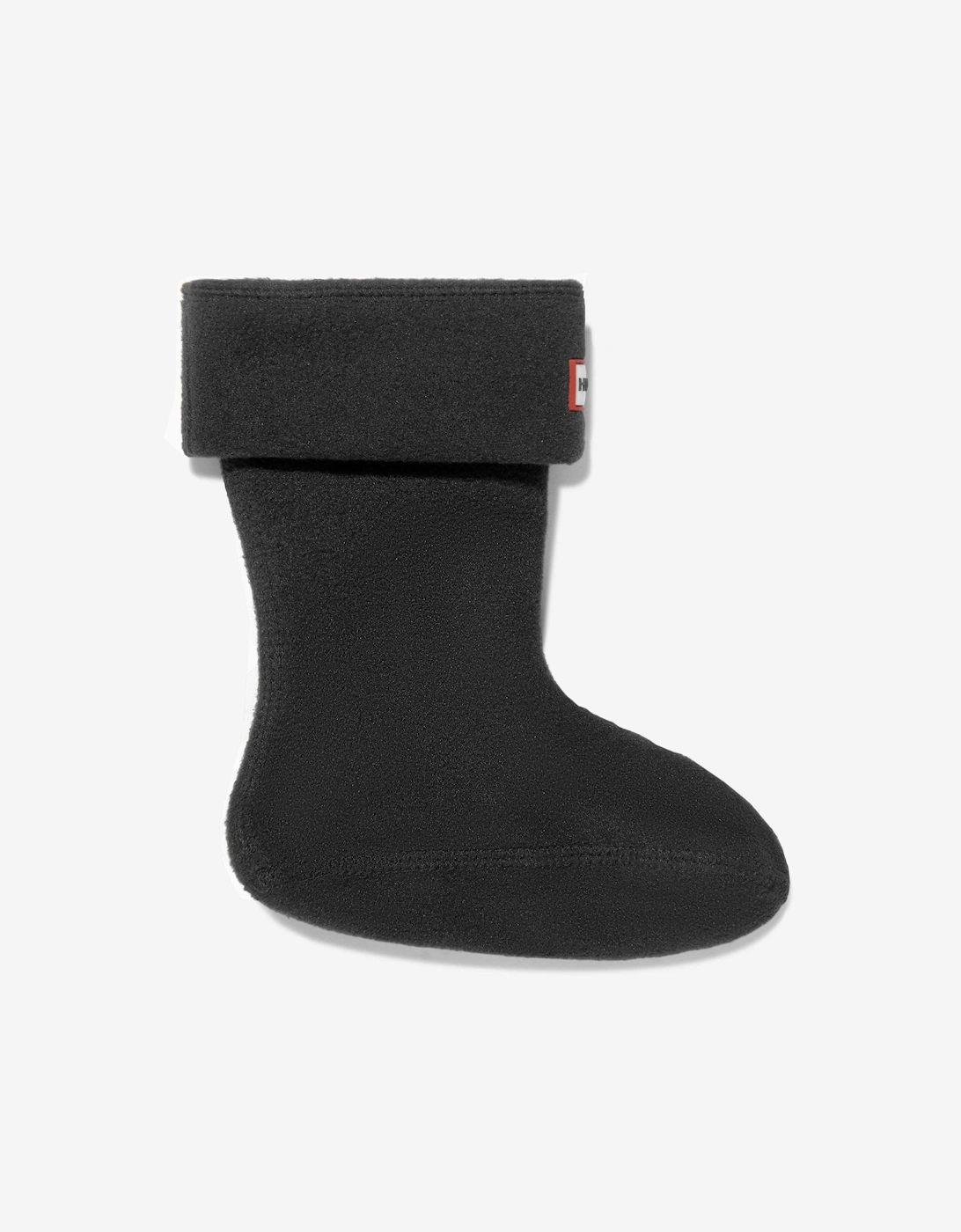 Kids Recycled Fleece Boot Socks in Black, 5 of 4