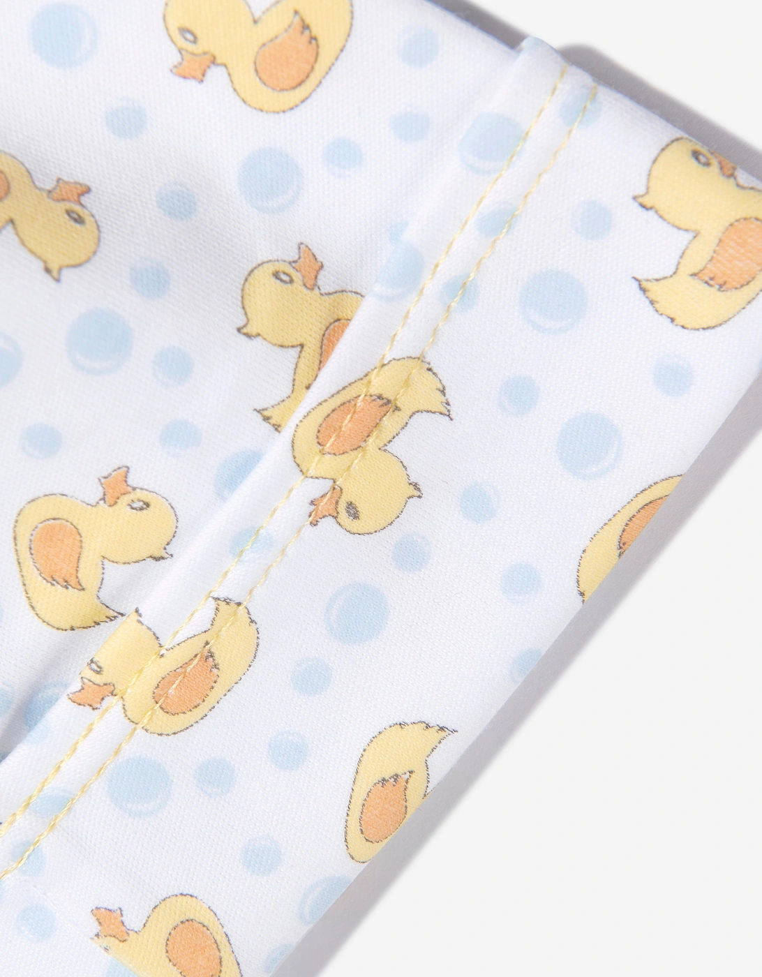 Baby Rubber Ducky Printed Hat in White