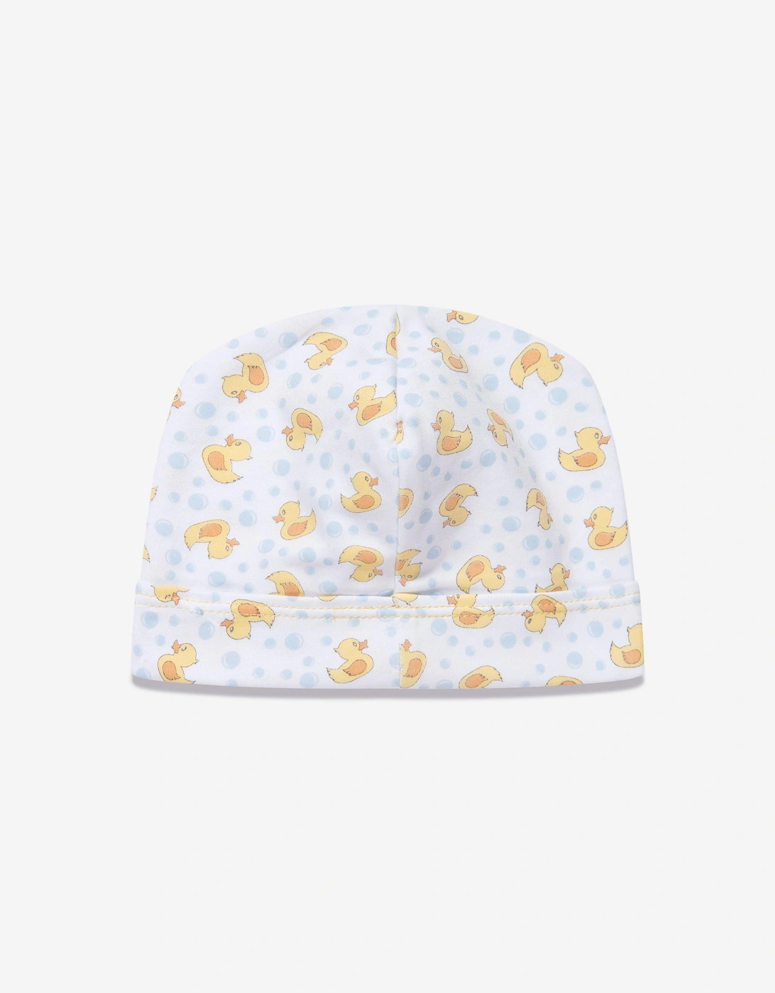 Baby Rubber Ducky Printed Hat in White