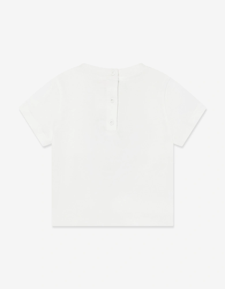 Baby Boys Squirrel T-Shirt in White