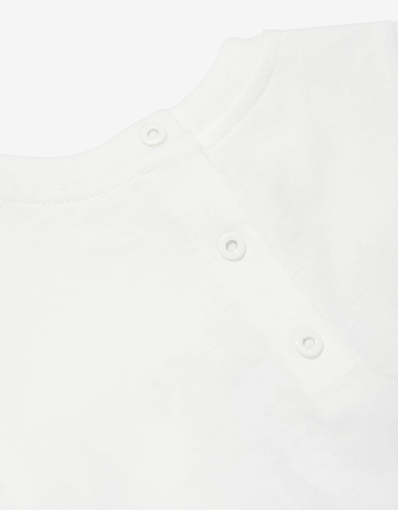 Baby Boys Squirrel T-Shirt in White