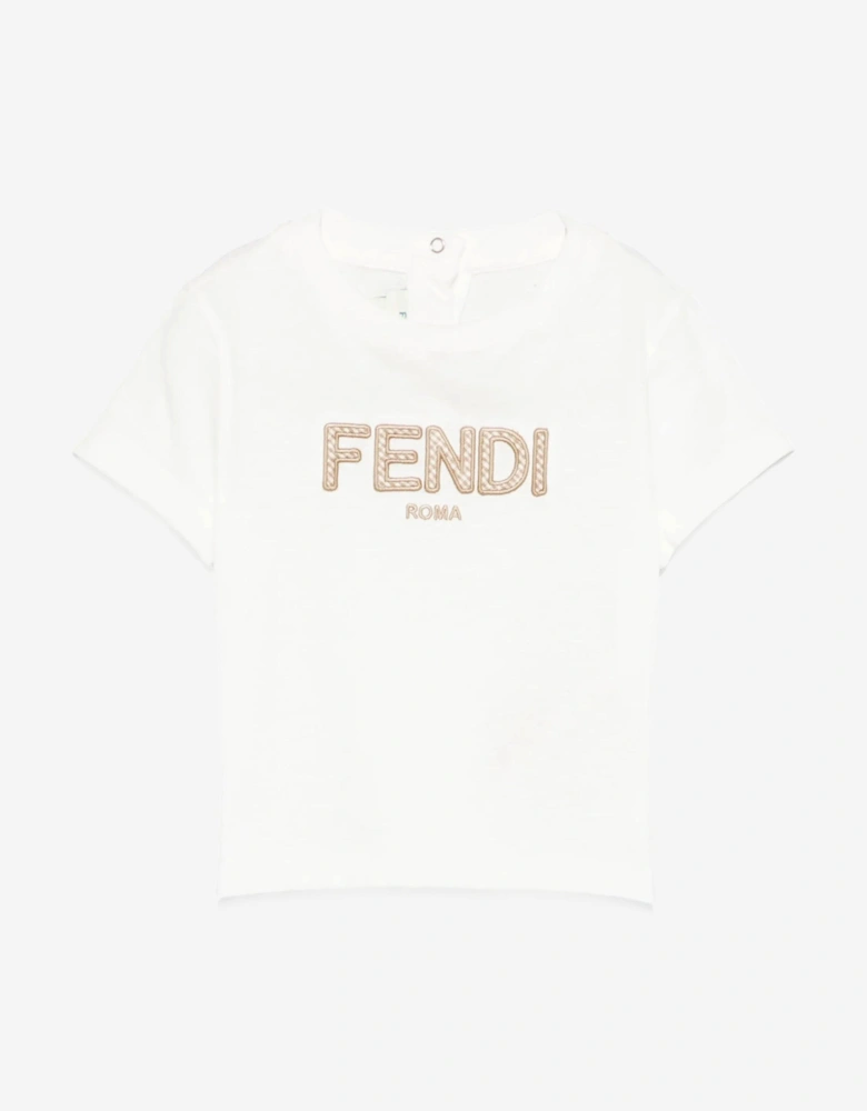 Baby Boys Logo T-Shirt in White