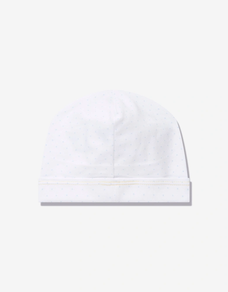 Baby Rubber Ducky Embroidered Hat in White