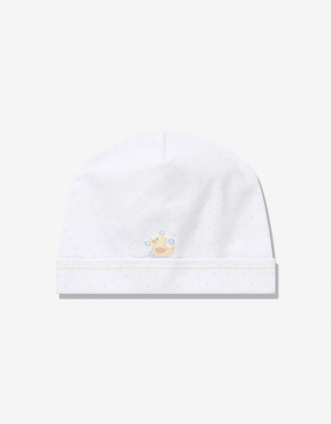 Baby Rubber Ducky Embroidered Hat in White, 6 of 5