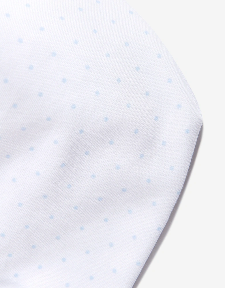 Baby Rubber Ducky Embroidered Hat in White