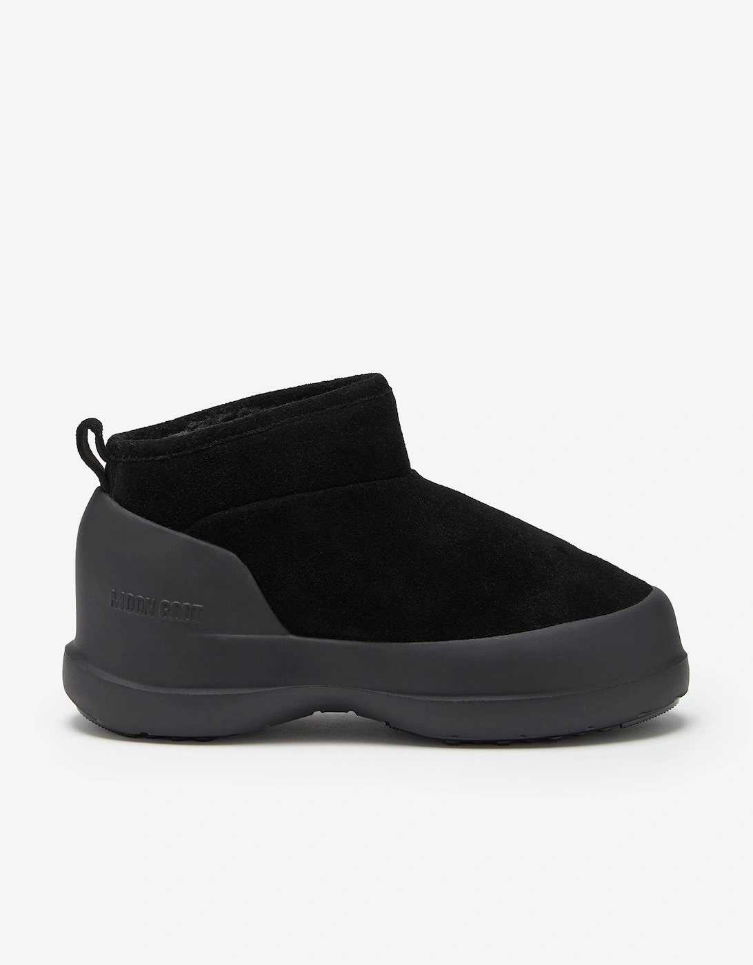 Moon Boot Kids Luna Low Suede Boots in Black, 5 of 4