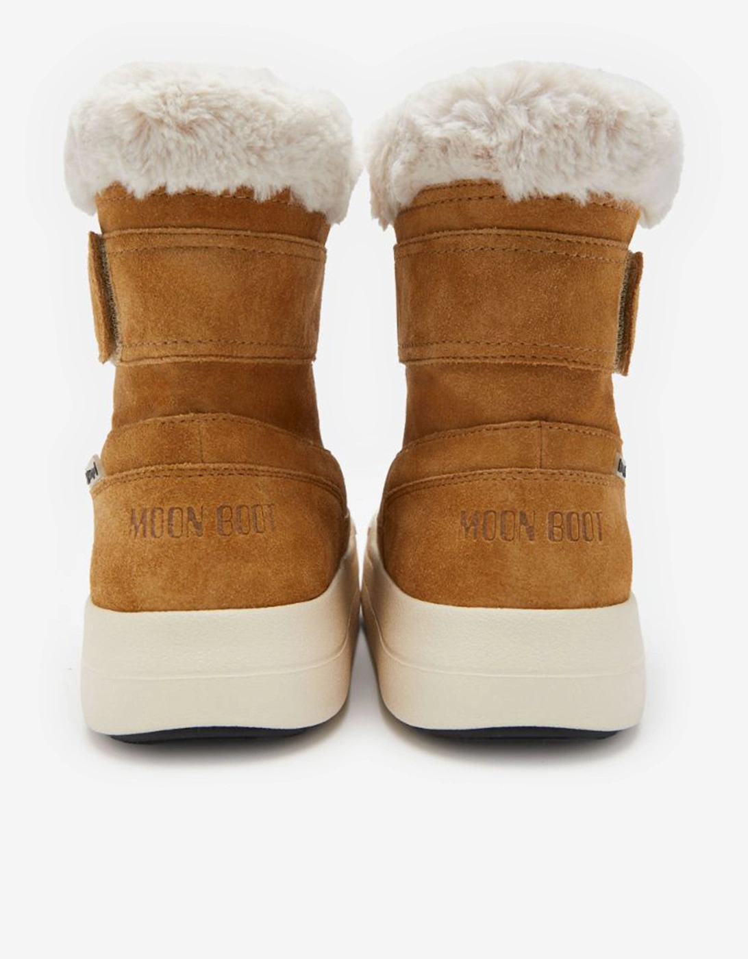 Kids JR Strap Suede Boots in Brown