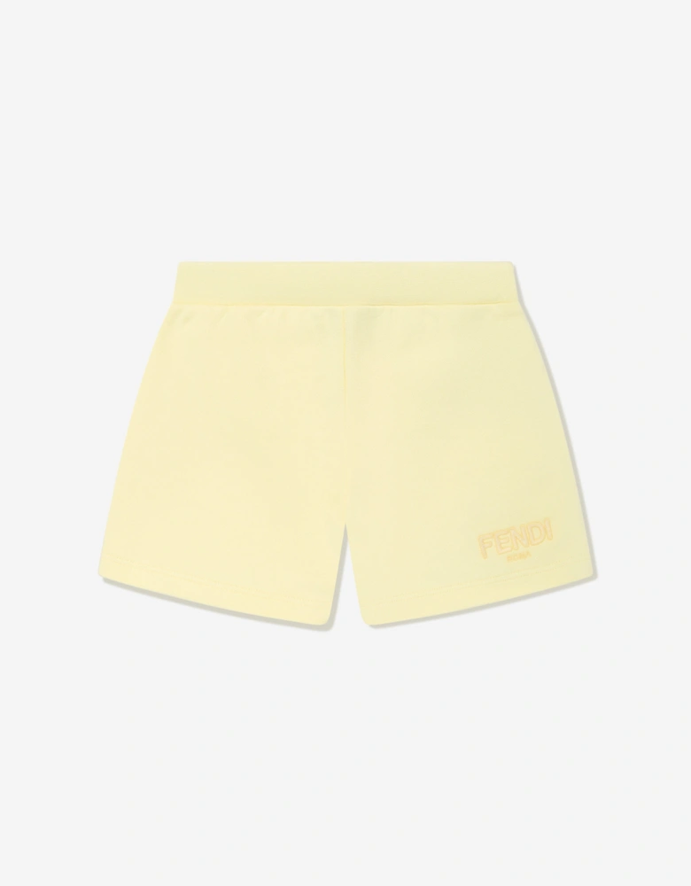 Baby Logo Shorts in Yellow
