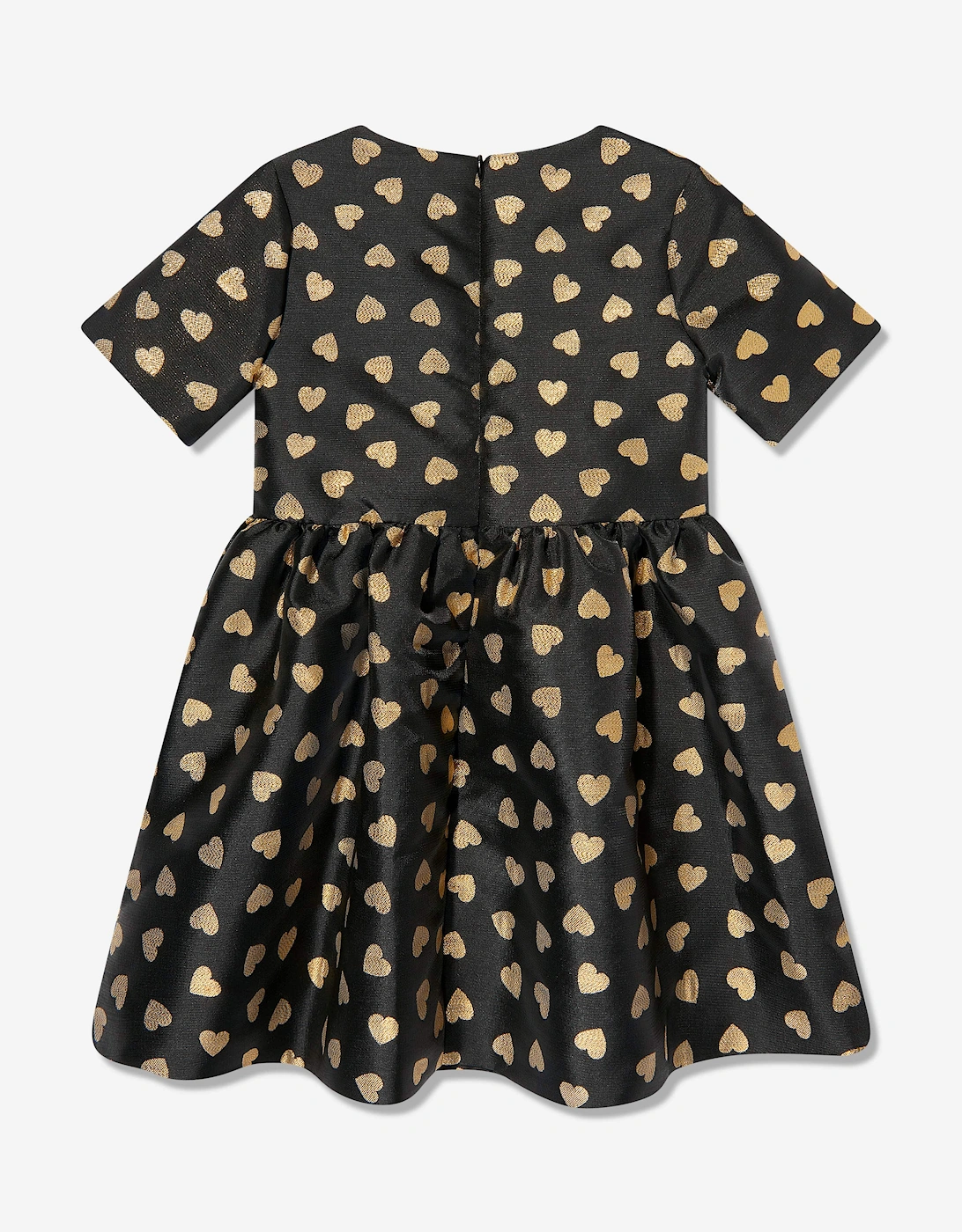 Girls All Over Hearts Dress in Black