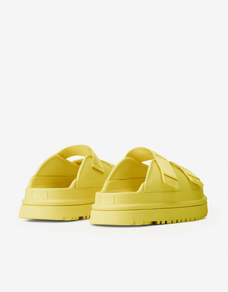Girls GoldenGlow Slide in Yellow