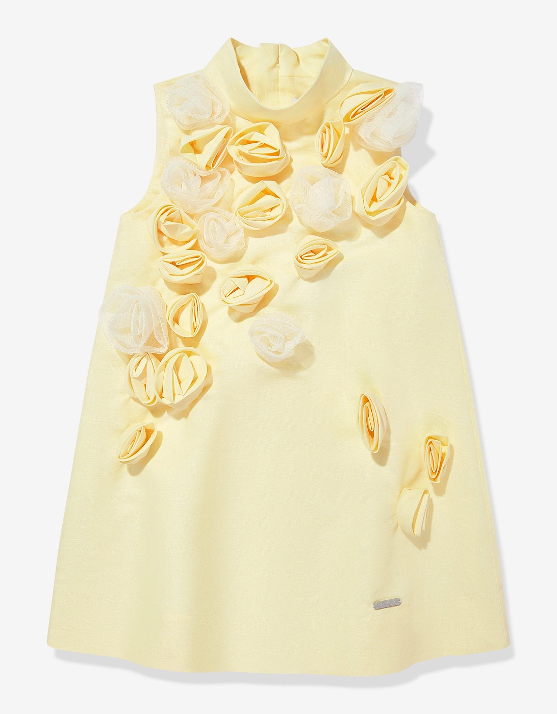 Girls Ring A Roses Dress in Yellow, 5 of 4