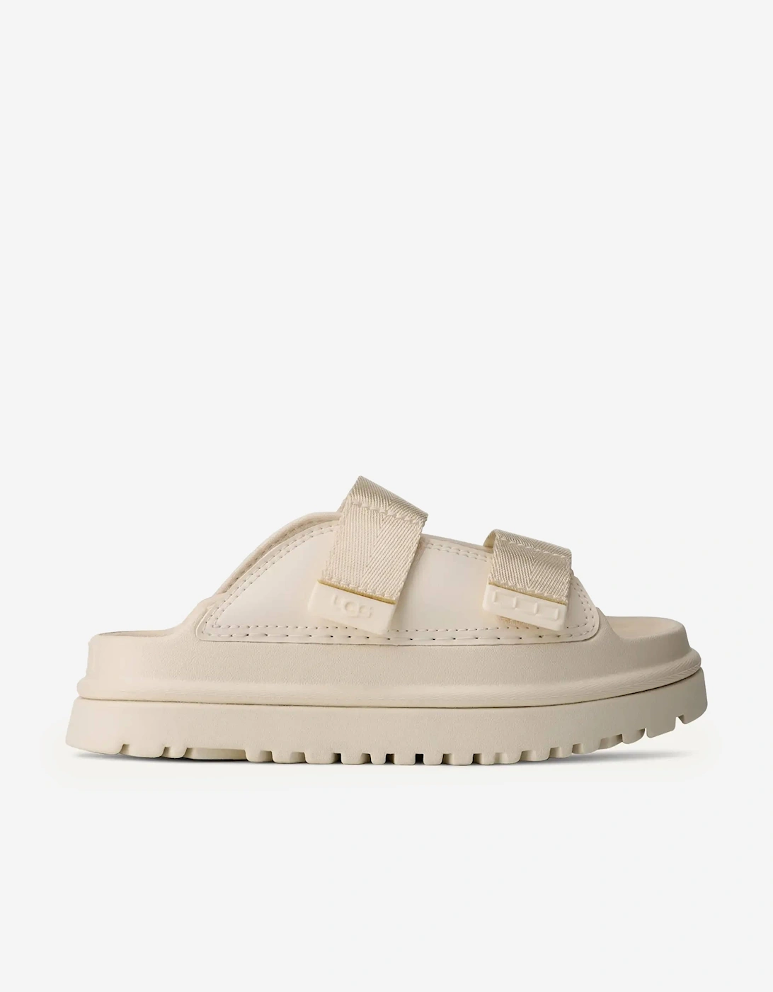 UGG Girl's UGG Girls GoldenGlow Slide in Ivory - Cream