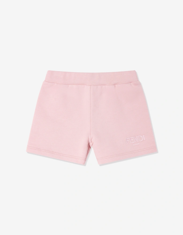 Baby Girls Logo Shorts in Pink