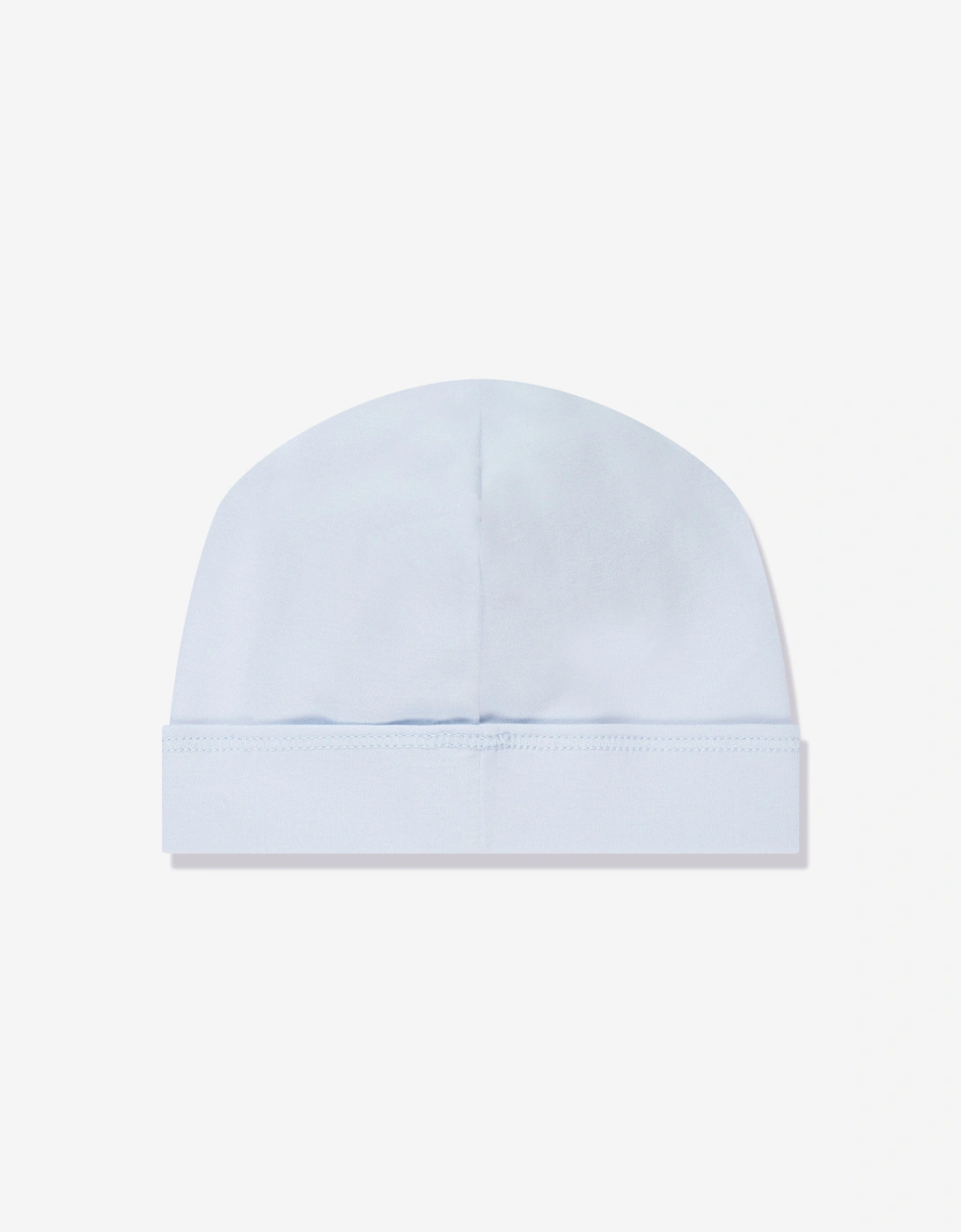 Baby Boys Sweet Gingerbread Embroidered Hat in Blue