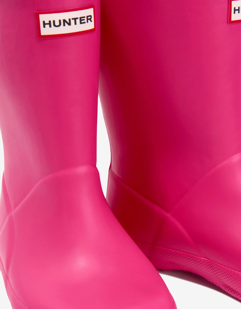 Girls Original First Classic Wellington Boots in Pink