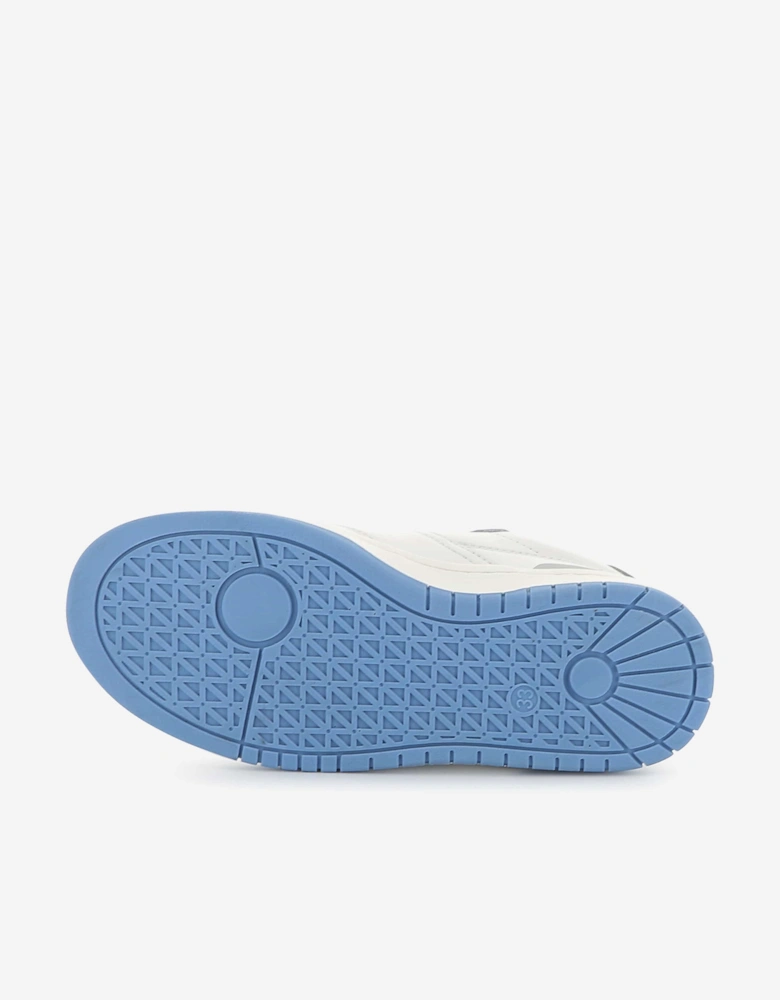 BOSS Kids Lace Up Logo Trainers in White