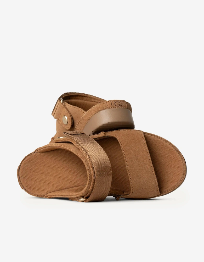 Girls Goldenstar Glide Sandals in Brown