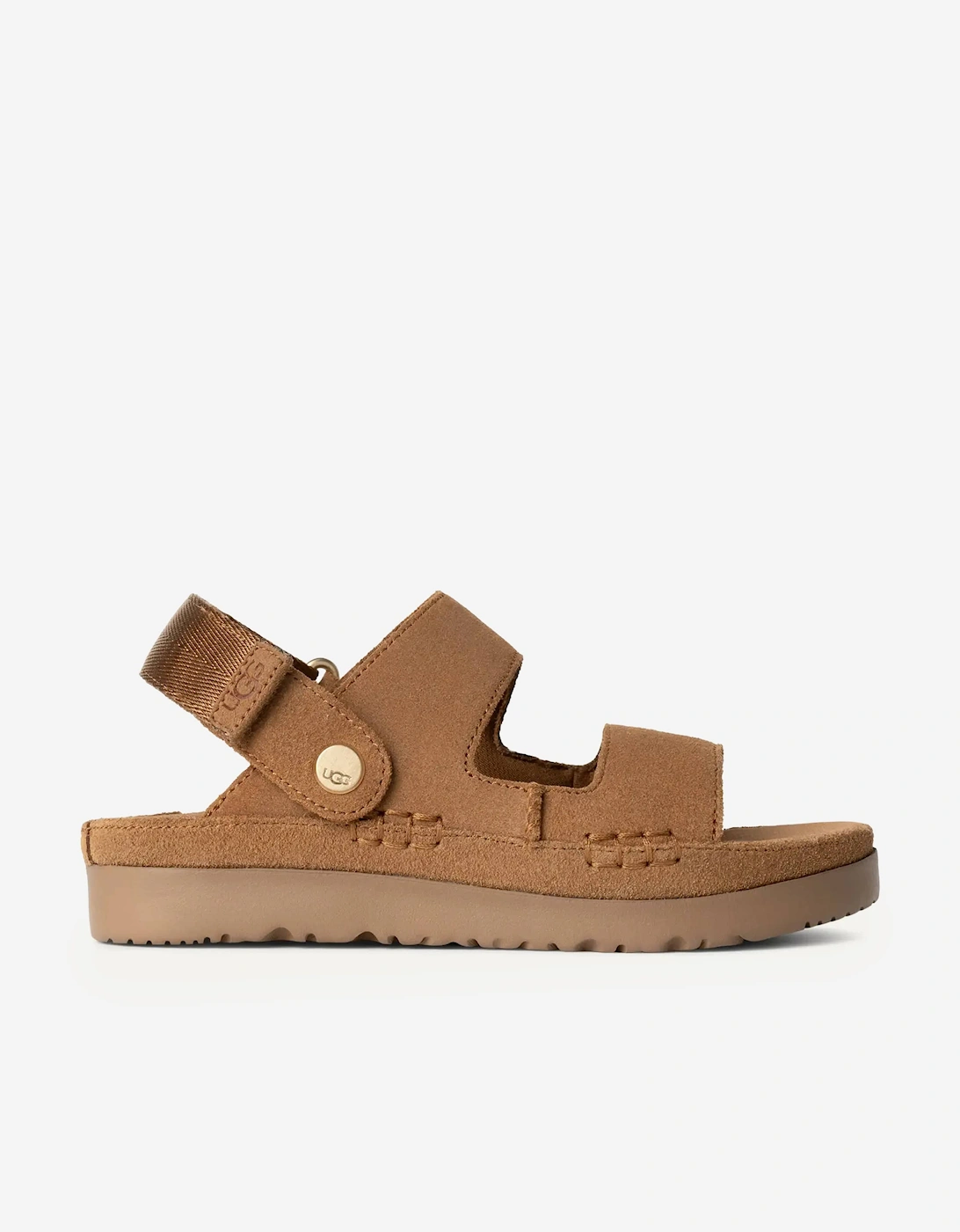 Girl's UGG Girls Goldenstar Glide Sandals in Brown - Size: EU 32.5 uk 13 us 1