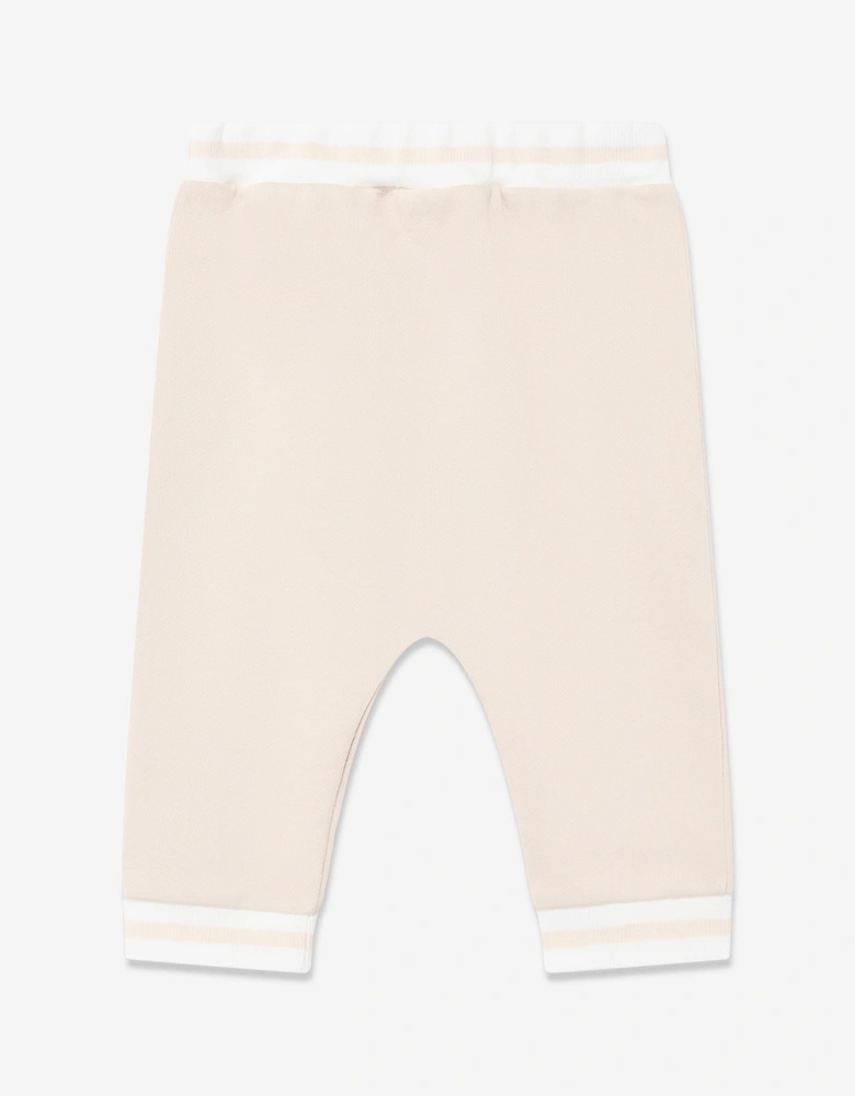 Baby Logo Joggers in Beige