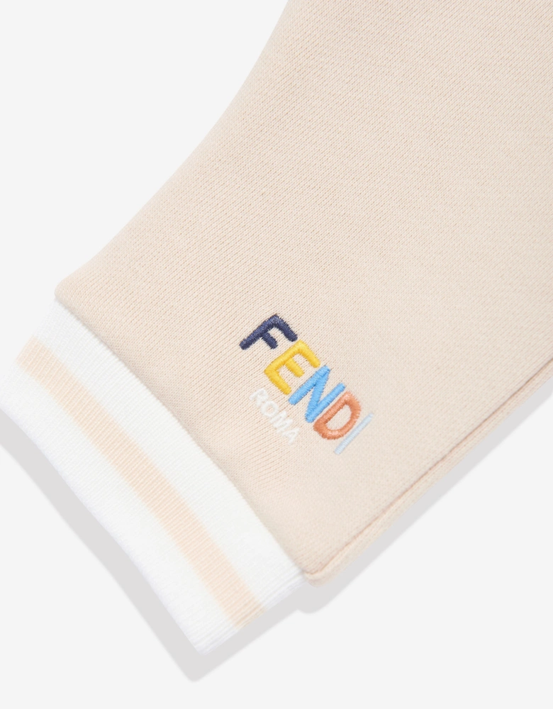 Baby Logo Joggers in Beige