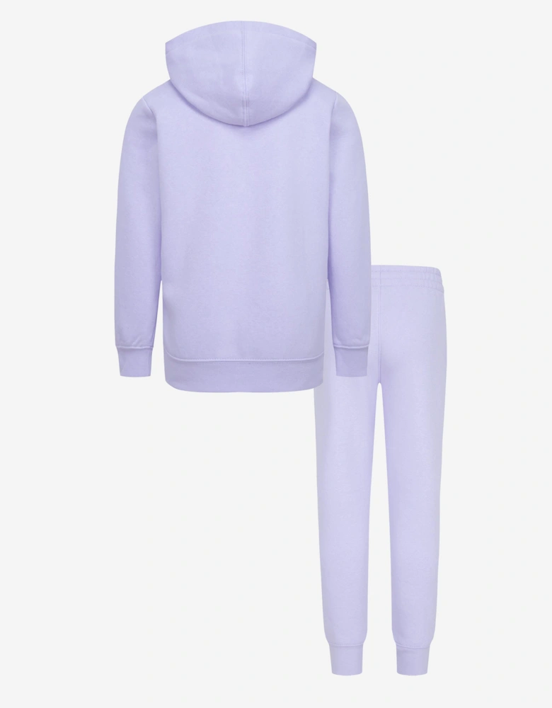 Jordan Girls Essential Tracksuit in Purple