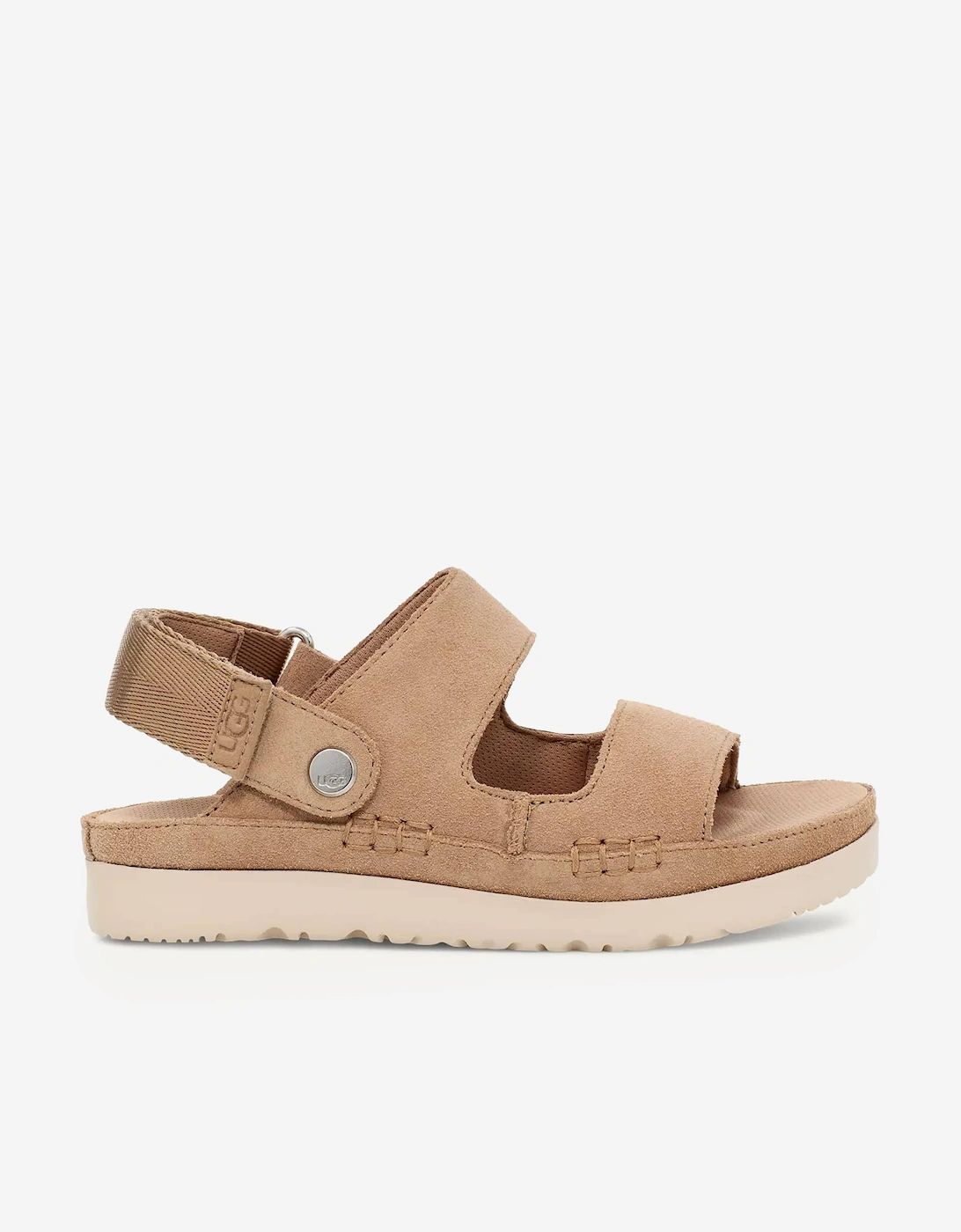 Girls Goldenstar Glide Sandals in Beige, 5 of 4